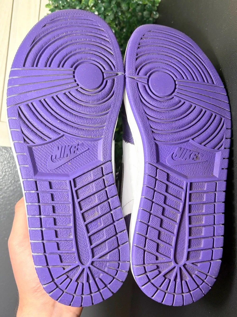Nike Air Jordan 1 Retro High OG Court Purple 2.0 555088-500 Size 7.5 Used No Box